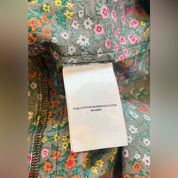 Lands’ End Women's Cotton Poplin Split Neck Dress Size Small Summer Cotton - Picture 7 of 10